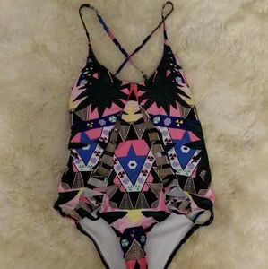Sexy monkini suit
